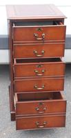 1960s Mahogany Tall Filing Cabinet with Red Leather Top (2 of 4) 1960s Mahogany Tall Filing Cabinet with Red Leather Top (2 of 4)