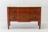 18th Century French Walnut Chest of Drawers with Marble Top (2 of 7) 18th Century French Walnut Chest of Drawers with Marble Top (2 of 7)