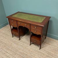 Small Victorian Walnut Antique Writing Desk (5 of 5) Small Victorian Walnut Antique Writing Desk (5 of 5)