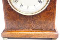 Fantastic Burr Walnut Mantle Clock Rare Snake Hands 8 Day Mantle Clock (7 of 11) Fantastic Burr Walnut Mantle Clock Rare Snake Hands 8 Day Mantle Clock (7 of 11)