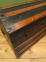Antique Dome Top Pirates Trunk Storage Chest (9 of 12) Antique Dome Top Pirates Trunk Storage Chest (9 of 12)
