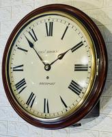 Georgian Fusee Dial Wall Clock Bridport