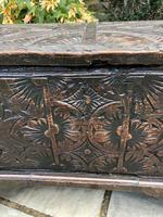 Small Antique Oak Coffer Carved 1660 (3 of 12) Small Antique Oak Coffer Carved 1660 (3 of 12)