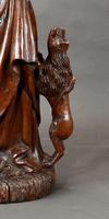 Decorative & Rare Complete Carved Walnut Sculpture of Hieronymus with the Lion (5 of 12) Decorative & Rare Complete Carved Walnut Sculpture of Hieronymus with the Lion (5 of 12)