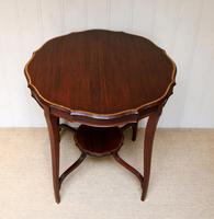 Inlaid Mahogany Circular Table (8 of 12) Inlaid Mahogany Circular Table (8 of 12)