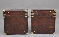 Pair of early 20th century leather bound army trunks (8 of 9) Pair of early 20th century leather bound army trunks (8 of 9)
