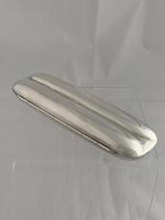 Superb Edwardian Antique Silver Cigar Case Double 1909 Charles Green Cigar Tube (3 of 10) Superb Edwardian Antique Silver Cigar Case Double 1909 Charles Green Cigar Tube (3 of 10)
