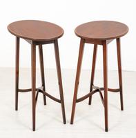Pair of Mahogany Sheraton Revival Occasional Tables (2 of 7) Pair of Mahogany Sheraton Revival Occasional Tables (2 of 7)