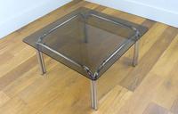 Pieff Kadia Chrome & Smoked Glass Side / Coffee Table (7 of 11) Pieff Kadia Chrome & Smoked Glass Side / Coffee Table (7 of 11)