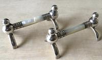 Pair of Victorian Silver Plated & Mother of Pearl Knife Rests (3 of 4) Pair of Victorian Silver Plated & Mother of Pearl Knife Rests (3 of 4)