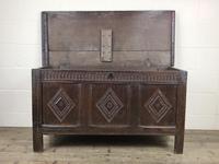 Antique 18th Century Oak Coffer With Carved Front (14 of 16) Antique 18th Century Oak Coffer With Carved Front (14 of 16)