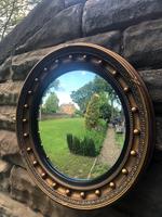 Antique Gilt Framed Convex Wall Mirror (4 of 5) Antique Gilt Framed Convex Wall Mirror (4 of 5)