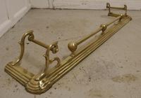 Large Victorian Art Nouveau Brass Fender (3 of 5) Large Victorian Art Nouveau Brass Fender (3 of 5)