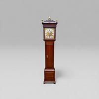 Antique Georgian Oak 8 Day Grandfather Clock by Richard Houton | 18th Century