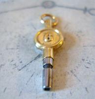 Antique Pocket Watch Chain Fob 1890s Victorian Brass & Steel Swivel Key Size 6 (7 of 10) Antique Pocket Watch Chain Fob 1890s Victorian Brass & Steel Swivel Key Size 6 (7 of 10)