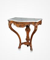 Early 18th Century French Regence Walnut Marble Console Table. (6 of 6) Early 18th Century French Regence Walnut Marble Console Table. (6 of 6)