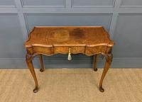 Serpentine Fronted Queen Anne Style Burr Walnut Side Table (5 of 16) Serpentine Fronted Queen Anne Style Burr Walnut Side Table (5 of 16)
