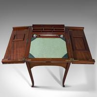 Antique Writing Desk, English, Mahogany, Side, Correspondence Table, Edwardian (11 of 12) Antique Writing Desk, English, Mahogany, Side, Correspondence Table, Edwardian (11 of 12)