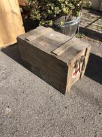 Vintage Wooden Crate Box with Red Cross Logo (4 of 10) Vintage Wooden Crate Box with Red Cross Logo (4 of 10)