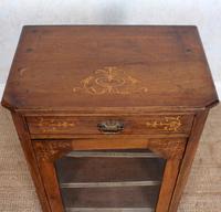 Music Cabinet Glazed Inlaid Walnut 19th Century (8 of 10) Music Cabinet Glazed Inlaid Walnut 19th Century (8 of 10)
