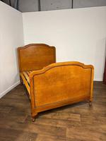 Vintage Oak Double Bed Frame