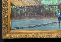 Fine Large Original Vintage Parisian Street Cityscape Impressionist Oil Painting (9 of 11) Fine Large Original Vintage Parisian Street Cityscape Impressionist Oil Painting (9 of 11)