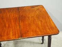 Irish Regency Mahogany Foldover Tea Table (6 of 12) Irish Regency Mahogany Foldover Tea Table (6 of 12)