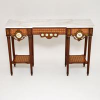 Antique French Marble Top Console Table (2 of 11) Antique French Marble Top Console Table (2 of 11)