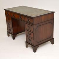 Georgian Style Mahogany Leather Top Pedestal Desk (3 of 10) Georgian Style Mahogany Leather Top Pedestal Desk (3 of 10)