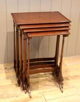 Mahogany Nest of Four Tables (10 of 11) Mahogany Nest of Four Tables (10 of 11)