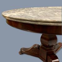 19th Century Marble Top Gueridon Centre Table (4 of 9) 19th Century Marble Top Gueridon Centre Table (4 of 9)