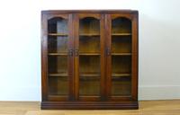 Oak 3 Door 1930s Vintage Bookcase with Keys (11 of 22) Oak 3 Door 1930s Vintage Bookcase with Keys (11 of 22)
