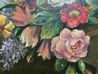 An Extraordinary Original 1952 Vintage French Still Life Of Flowers Oil Painting (8 of 11) An Extraordinary Original 1952 Vintage French Still Life Of Flowers Oil Painting (8 of 11)