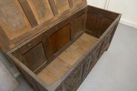 Large 18th Century Carved Oak Coffer (6 of 8) Large 18th Century Carved Oak Coffer (6 of 8)