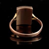Antique Victorian mourning ring, 9ct Rose gold, Letter E (3 of 11) Antique Victorian mourning ring, 9ct Rose gold, Letter E (3 of 11)