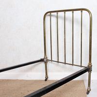 Brass Bed Frame Victorian 19th Century Single Bedframe Cast Iron (6 of 12) Brass Bed Frame Victorian 19th Century Single Bedframe Cast Iron (6 of 12)