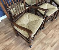 Set of Six Oak Spindle Back Dining Chairs (11 of 12) Set of Six Oak Spindle Back Dining Chairs (11 of 12)