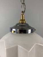 Large Art Deco Skyscraper Ceiling Light, Shade, Rewired (6 of 10) Large Art Deco Skyscraper Ceiling Light, Shade, Rewired (6 of 10)