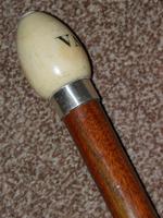 Edwardian 1904 Hallmarked Silver Oak Wood Walking Cane W/Teardrop Handle 'Valet' (8 of 14) Edwardian 1904 Hallmarked Silver Oak Wood Walking Cane W/Teardrop Handle 'Valet' (8 of 14)