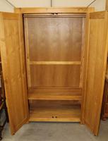 1970s Country Golden Oak 2 Door Wardrobe with Shelf (4 of 4) 1970s Country Golden Oak 2 Door Wardrobe with Shelf (4 of 4)