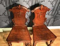 Pair of Victorian Mahogany Hall Chairs 318 (14 of 14) Pair of Victorian Mahogany Hall Chairs 318 (14 of 14)