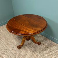Spectacular Mahogany Small Victorian Circular Antique Dining Table (5 of 8) Spectacular Mahogany Small Victorian Circular Antique Dining Table (5 of 8)