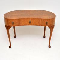 Antique Burr Walnut Kidney Shaped Desk or Dressing Table by Waring & Gillows (2 of 12) Antique Burr Walnut Kidney Shaped Desk or Dressing Table by Waring & Gillows (2 of 12)