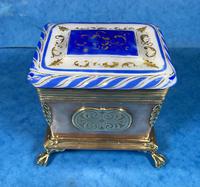 Arts & Crafts Glass and Brass Single Tea Caddy. (13 of 18) Arts & Crafts Glass and Brass Single Tea Caddy. (13 of 18)