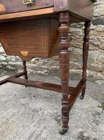 Antique Rosewood Inlaid Writing Desk (12 of 19) Antique Rosewood Inlaid Writing Desk (12 of 19)