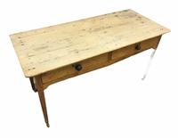 Georgian Two Drawer Pine Side Table (14 of 19) Georgian Two Drawer Pine Side Table (14 of 19)