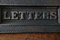 Victorian Cast Iron Front Door Letter Box (3 of 4) Victorian Cast Iron Front Door Letter Box (3 of 4)
