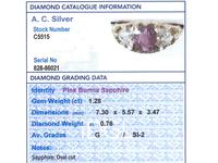 1.28ct Burmese Pink Sapphire & 0.76ct Diamond, 22ct Yellow Gold Trilogy Ring - Antique Victorian (9 of 12) 1.28ct Burmese Pink Sapphire & 0.76ct Diamond, 22ct Yellow Gold Trilogy Ring - Antique Victorian (9 of 12)