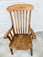 Golden Coloured Windsor Lathback Armchair (3 of 6) Golden Coloured Windsor Lathback Armchair (3 of 6)