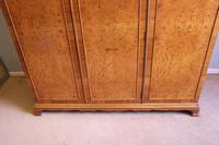 Quality Burr Walnut Triple Wardrobe c.1930 (13 of 15) Quality Burr Walnut Triple Wardrobe c.1930 (13 of 15)